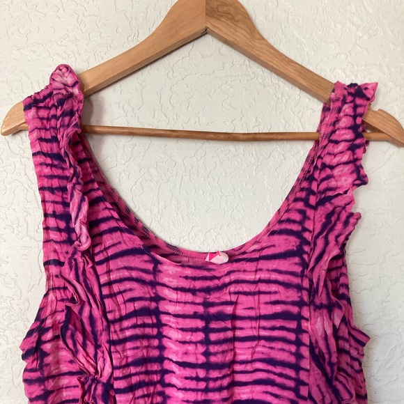 VICTORIA'S SECRET PINK BEACH
SEXY TIE DYE SWIMSUIT BIKINI
DRESS COVERUP (M) - Picture 5 of 8